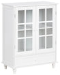 Sideboard White 2 Door With Drawer Cabinet Storage Meditarrean Beliani