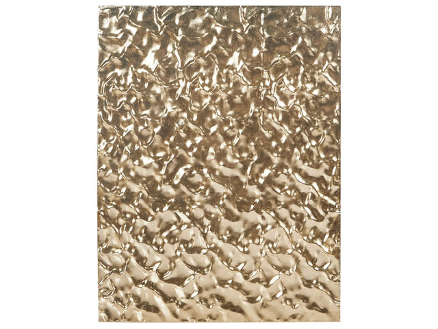 Wall Decor Gold Iron Hanging Wall Accent Piece Metallic Glamour Style Beliani