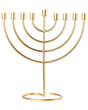 Candle Holder Gold 9 Arm Iron Modern Minimalistic Design Decoration Beliani