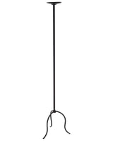 Candle Holder Black Metal Iron 120 cm Modern Style Centerpiece Decoration Beliani