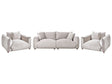 Velvet Sofa Set Taupe Upholstery 5 Seater with Scatter Cushions and Armchairs Living Room Set Beliani