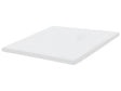 Mattress Topper White Memory Foam Polyester Cover EU Super King Size 6ft Comfort Layer Pad Beliani
