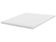 Mattress Topper White Latex Foam Polyester Cover EU Super King Size 6ft Comfort Layer Pad Beliani