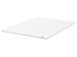 Mattress Topper White Gel Foam Polyester Cover EU King Size 5ft3 Comfort Layer Pad Beliani
