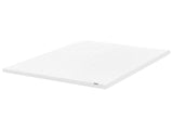 Mattress Topper White Gel Foam Polyester Cover EU Super  King Size 6ft Comfort Layer Pad Beliani