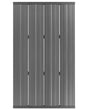 Outdoor Garden Shower Floor Black PVC Modern Design Beliani