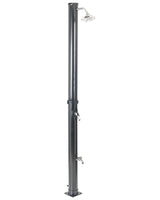 Outdoor Mixer Shower Set Black PVC with Rain Function Solar Powered Modern Garden Beliani