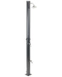 Outdoor Mixer Shower Set Black PVC with Rain Function Solar Powered Modern Garden Beliani