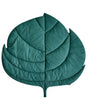 Kids Playmat Green Cotton Cover Leaf Shaped Quilted 110 x 110 cm Nursery Children Room Accessory Beliani