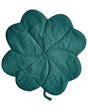 Kids Playmat Green Cotton Cover Clover Shaped Quilted 110 x 110 cm Nursery Children Room Accessory Beliani