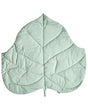 Kids Playmat Light Green Cotton Cover Leaf Shaped Quilted 110 x 110 cm Nursery Children Room Accessory Beliani