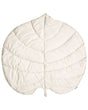 Kids Playmat Off-White Cotton Cover Leaf Shaped Quilted 110 x 110 cm Nursery Children Room Accessory Beliani