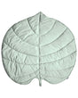 Kids Playmat Light Green Cotton Cover Leaf Shaped Quilted 110 x 110 cm Nursery Children Room Accessory Beliani