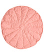 Kids Playmat Pink Cotton Cover Flower Shaped Quilted 110 x 110 cm Nursery Children Room Accessory Beliani