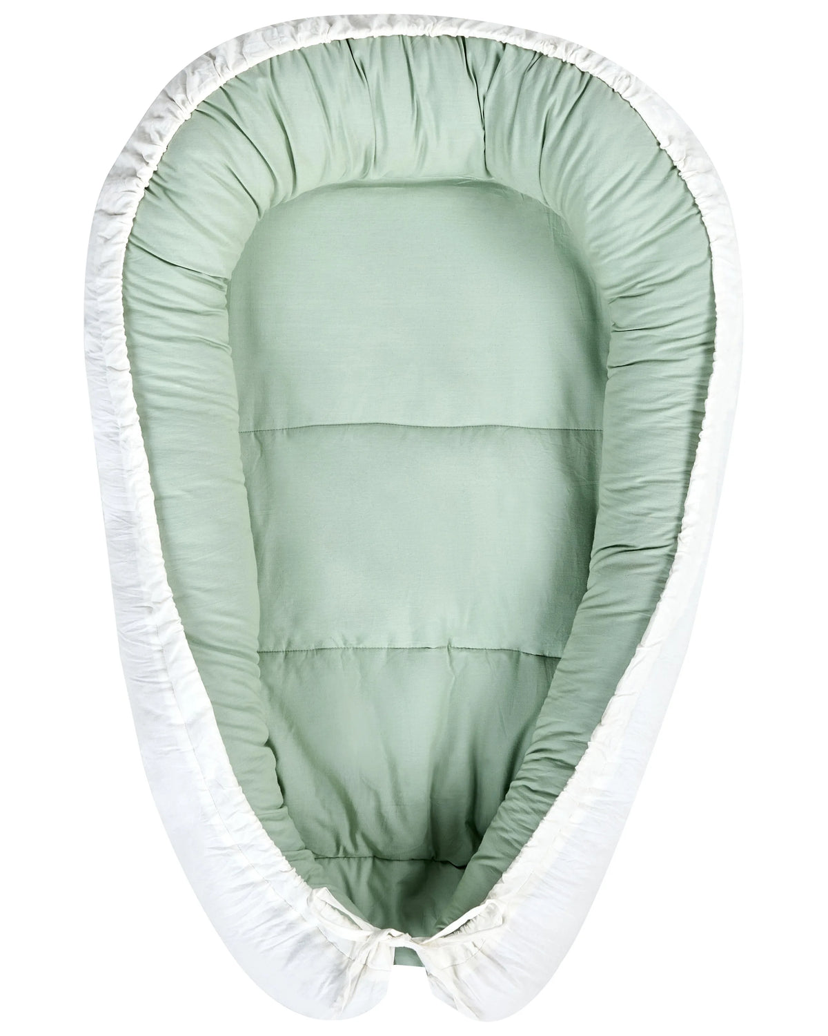 Reversible Baby Cocoon Light Green Cotton 55 x 90 cm Nest for Newborns and Infants Beliani