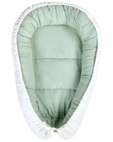 Reversible Baby Cocoon Light Green Cotton 55 x 90 cm Nest for Newborns and Infants Beliani