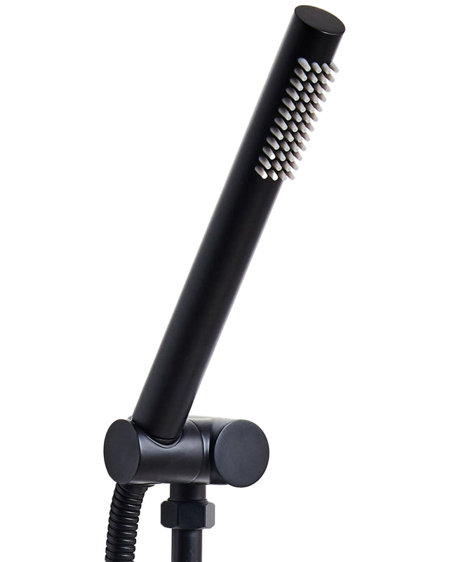 Shower Head Black Metal 1 Spray Mode Modern Beliani