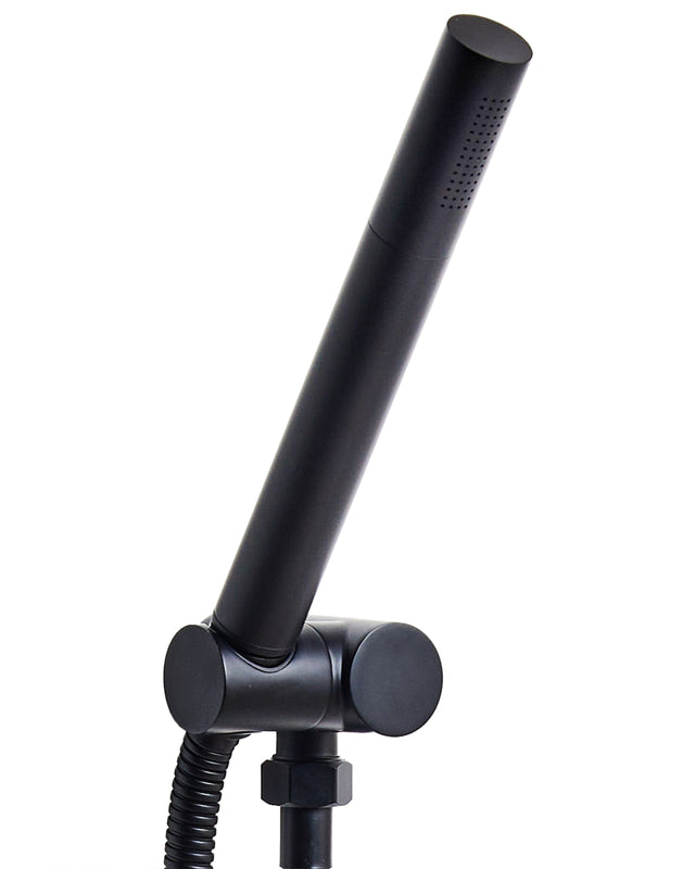 Shower Head Black Metal 1 Spray Mode Modern Minimalist Beliani