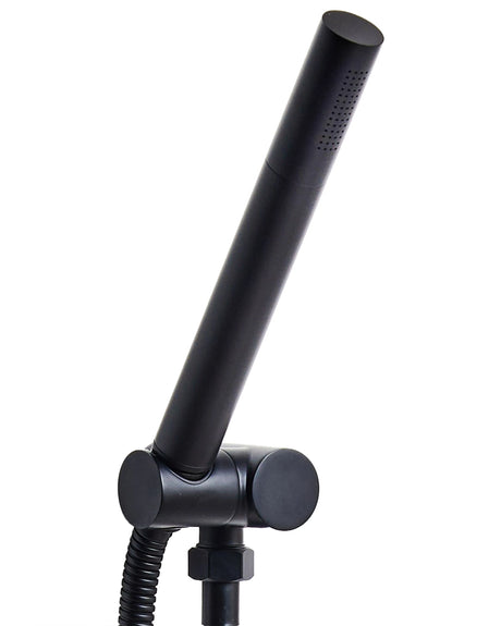 Shower Head Black Metal 1 Spray Mode Modern Minimalist Beliani