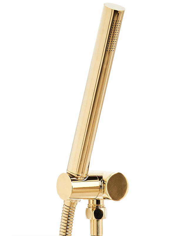 Shower Head Gold Metal 1 Spray Mode Modern Minimalist Beliani