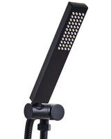Shower Head Black Metal 1 Spray Mode Modern Beliani