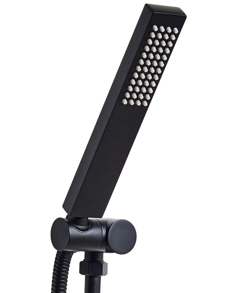 Shower Head Black Metal 1 Spray Mode Modern Beliani