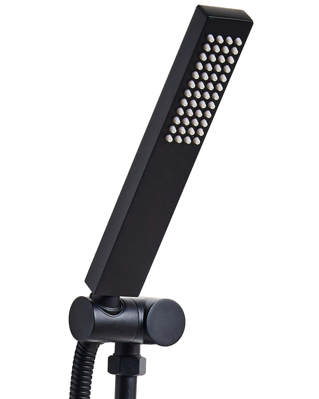 Shower Head Black Metal 1 Spray Mode Modern Beliani