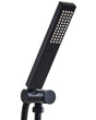 Shower Head Black Metal 1 Spray Mode Modern Beliani