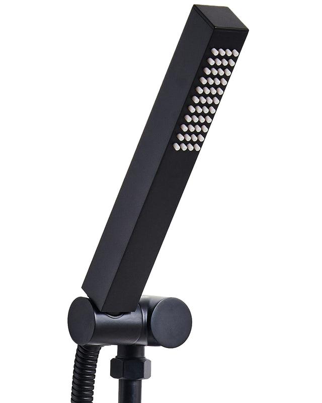 Shower Head Black Metal 1 Spray Mode Modern Beliani
