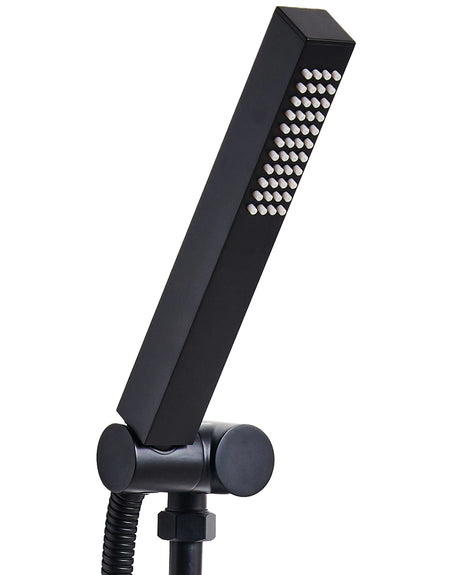 Shower Head Black Metal 1 Spray Mode Modern Beliani