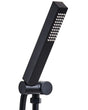 Shower Head Black Metal 1 Spray Mode Modern Beliani