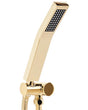 Shower Head Gold Metal 1 Spray Mode Modern Beliani