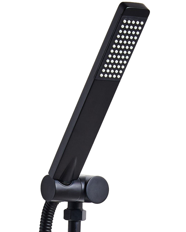 Shower Head Black Metal 1 Spray Mode Modern Beliani