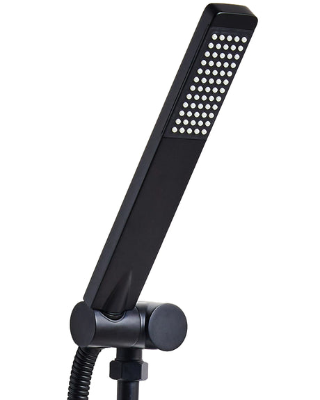 Shower Head Black Metal 1 Spray Mode Modern Beliani