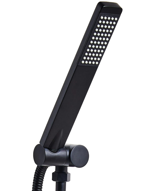 Shower Head Black Metal 1 Spray Mode Modern Beliani