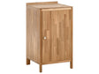 Outdoor Kitchen Cabinet Brown Acacia Wood 2 Shelves Unit with Top 50 x 50 x 90 cm Garden Kitchen Dining Beliani