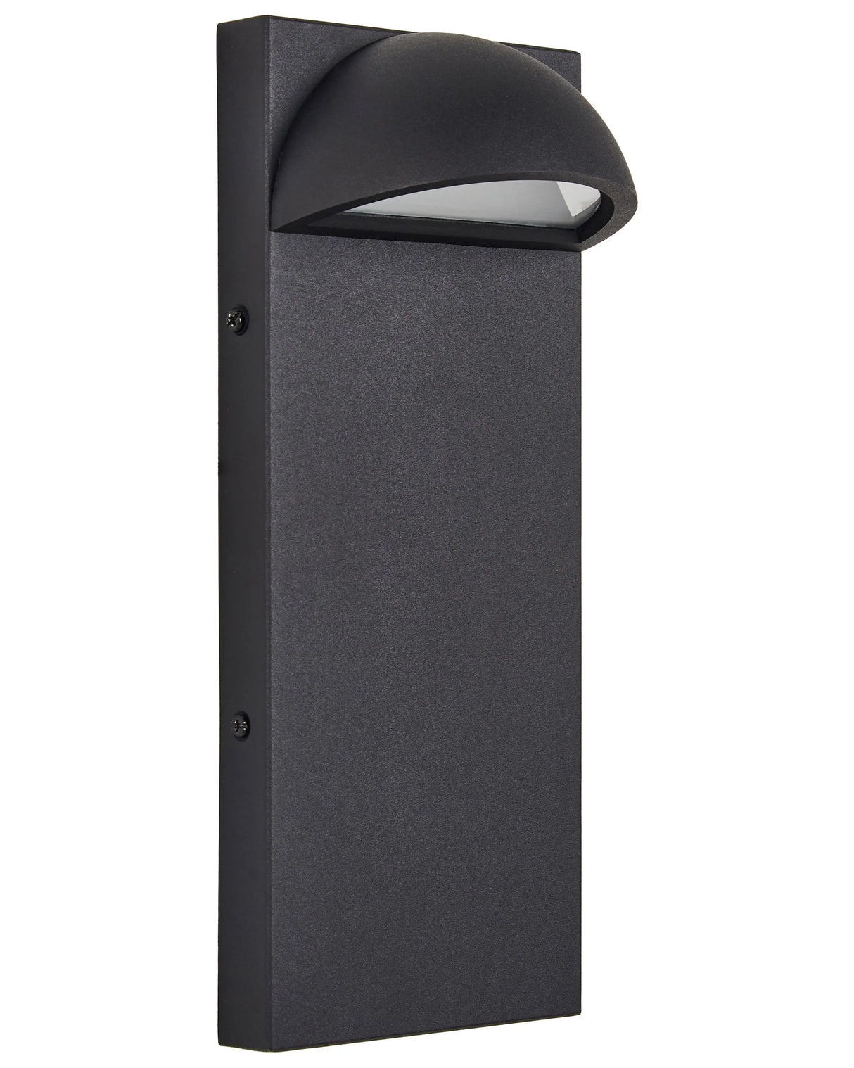 Outdoor LED Wall Light Lamp Black Metal Iron Glass Matte Modern Design Patio Garden Beliani