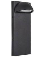 Outdoor LED Wall Light Lamp Black Metal Iron Glass Matte Modern Design Patio Garden Beliani