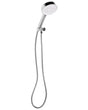 Shower Head with Hose Silver Metal 4 Spray Modes Modern Beliani
