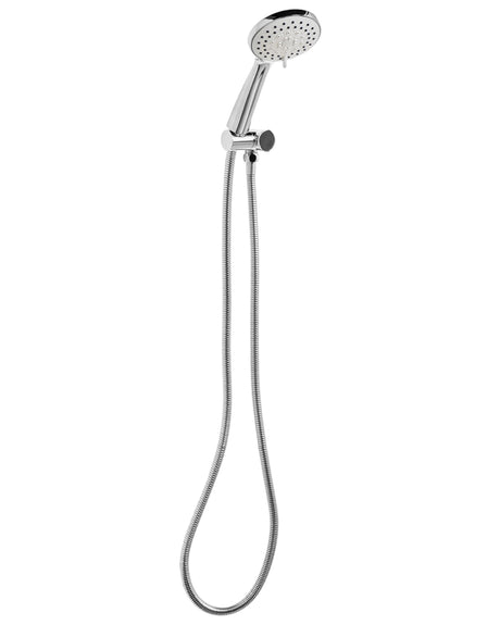 Shower Head with Hose Silver Metal 3 Spray Modes Modern Beliani