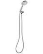 Shower Head with Hose Silver Metal 3 Spray Modes Modern Beliani