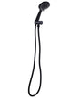 Shower Head with Hose Black Metal 3 Spray Modes Modern Beliani