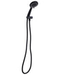 Shower Head with Hose Black Metal 3 Spray Modes Modern Beliani
