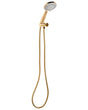 Shower Head with Hose Gold Metal 3 Spray Modes Modern Beliani