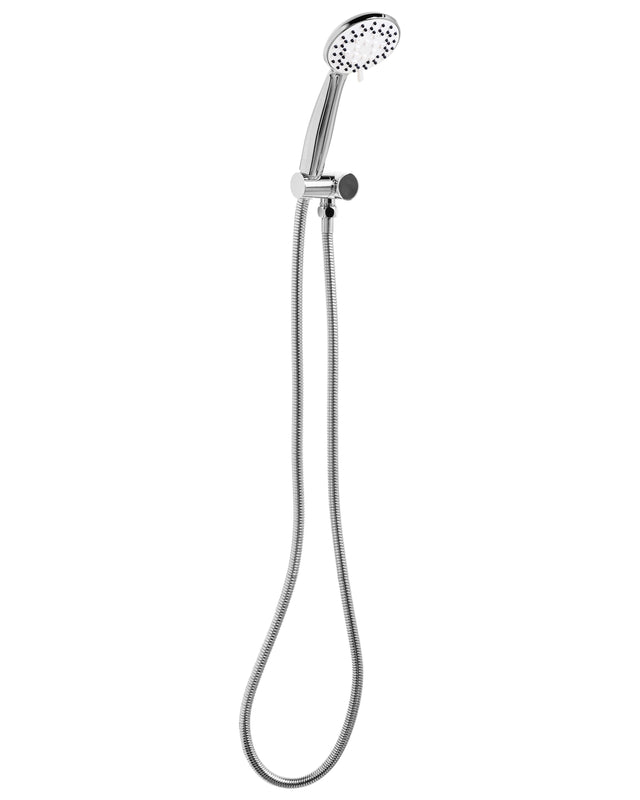 Shower Head with Hose Silver Metal 3 Spray Modes Modern Beliani
