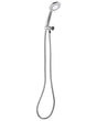 Shower Head with Hose Silver Metal 3 Spray Modes Modern Beliani