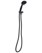 Shower Head with Hose Black Metal 3 Spray Modes Modern Beliani