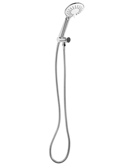 Shower Head with Hose Silver Metal 3 Spray Modes Modern Beliani