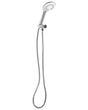 Shower Head with Hose Silver Metal 3 Spray Modes Modern Beliani