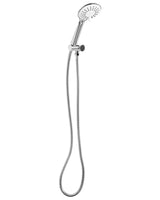 Shower Head with Hose Silver Metal 3 Spray Modes Modern Beliani